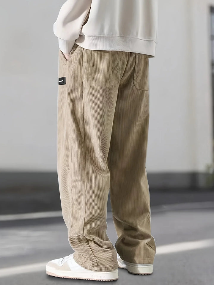 Striped Corduroy Pants