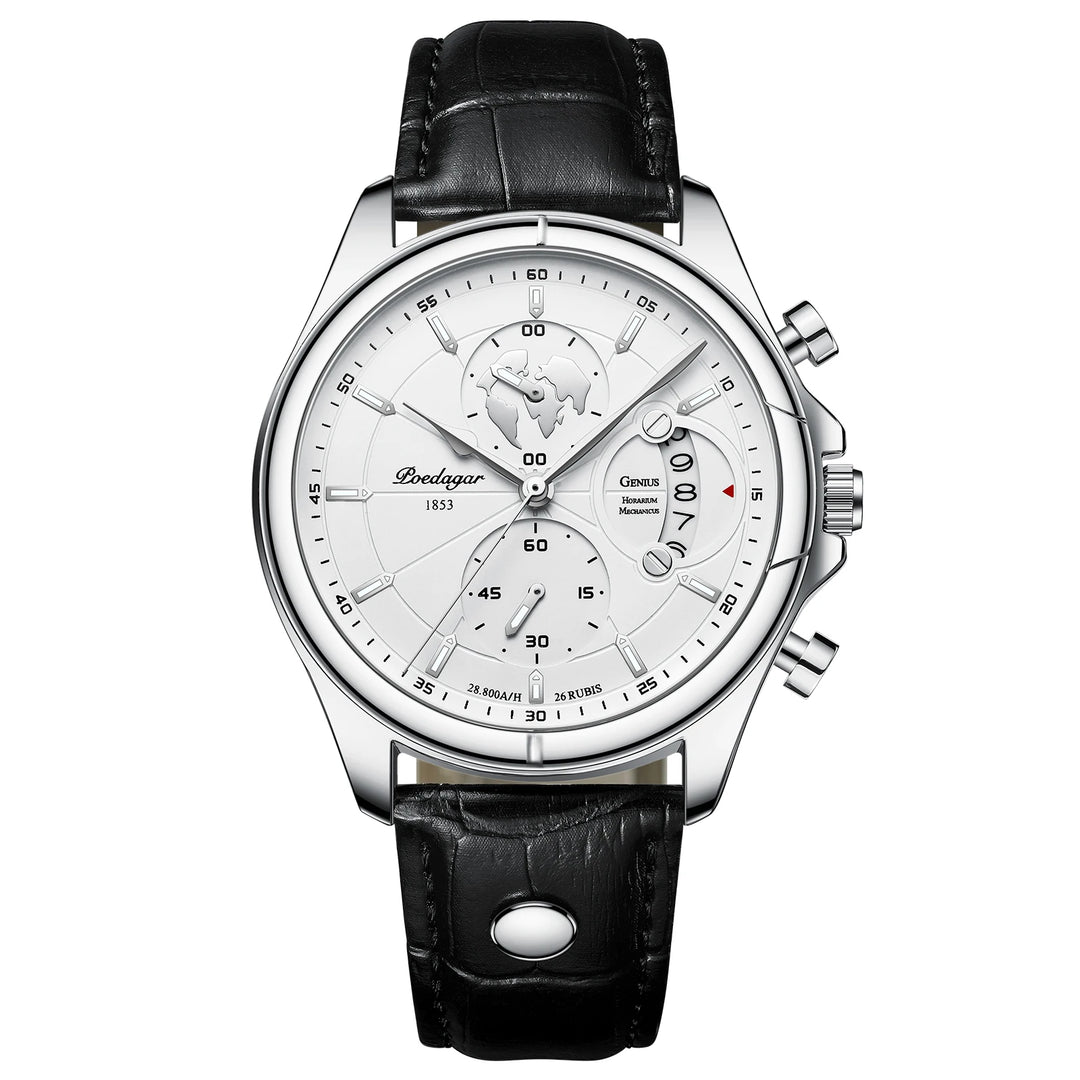 ChronoSport Leather Watch