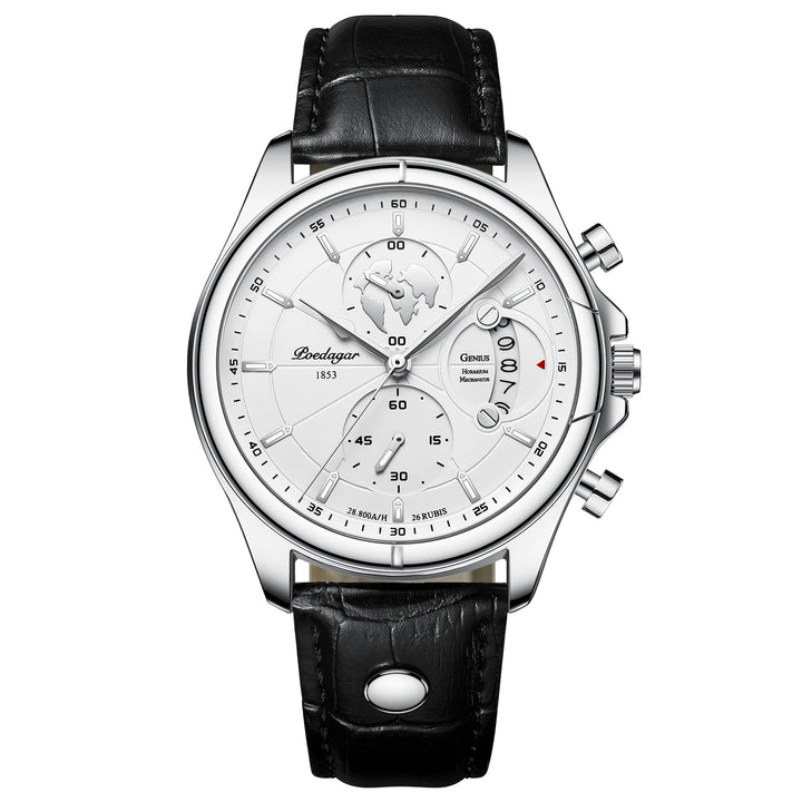 ChronoSport Leather Watch