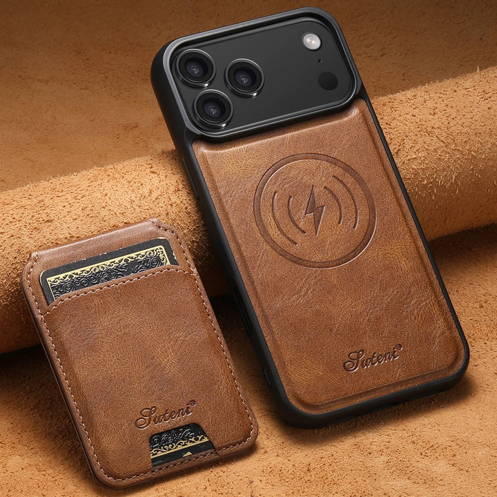 Leather Wallet Stand Case