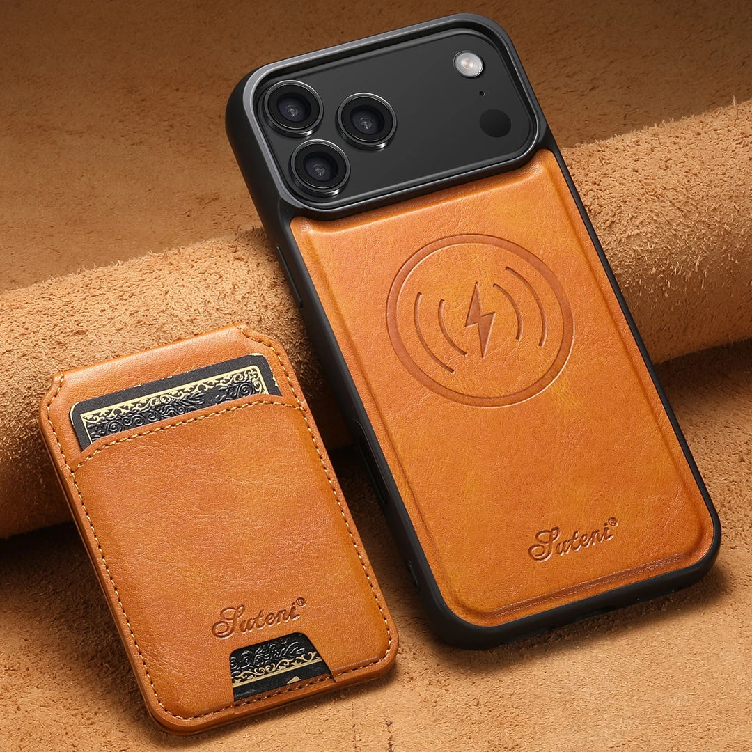 Leather Wallet Stand Case