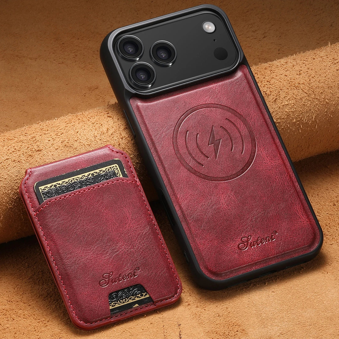 Leather Wallet Stand Case