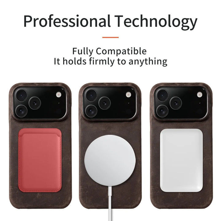 Handcrafted Leather Case (iPhone 17 Series)