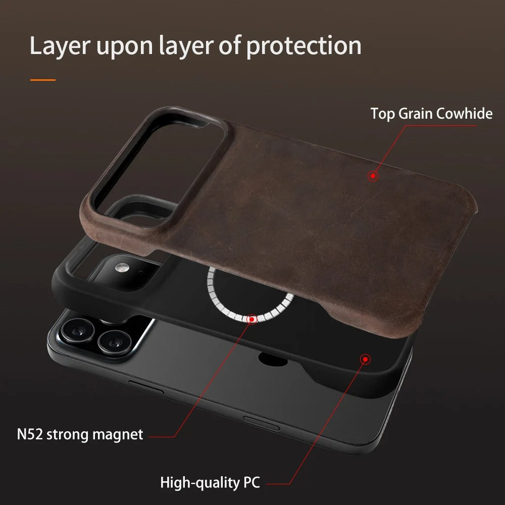 Handcrafted Leather Case (iPhone 17 Series)