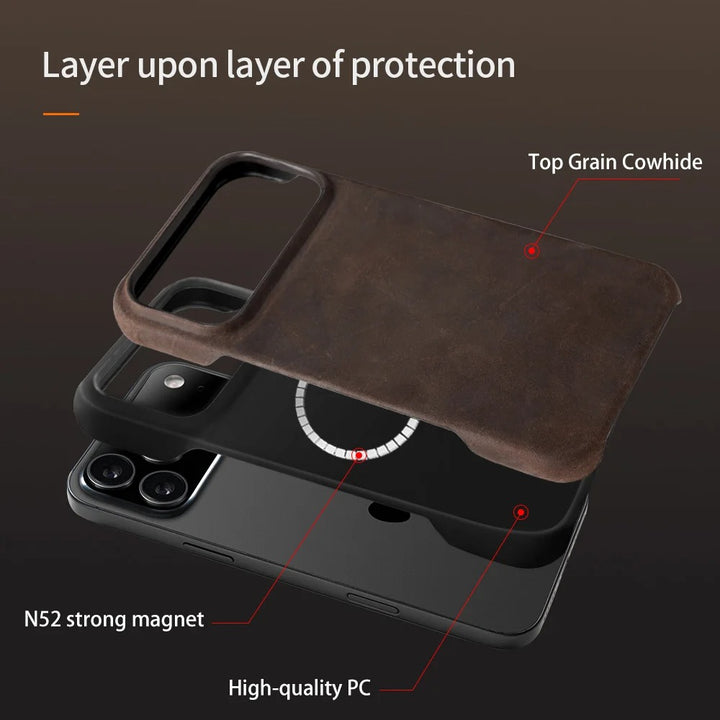 Handcrafted Leather Case (iPhone 17 Series)