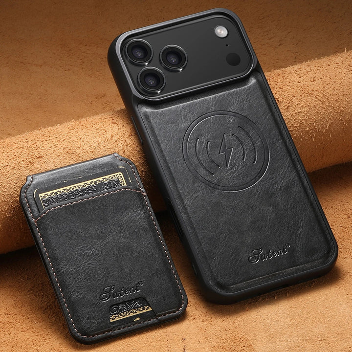 Leather Wallet Stand Case